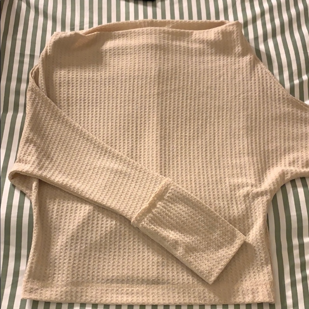 Wide neck sweater